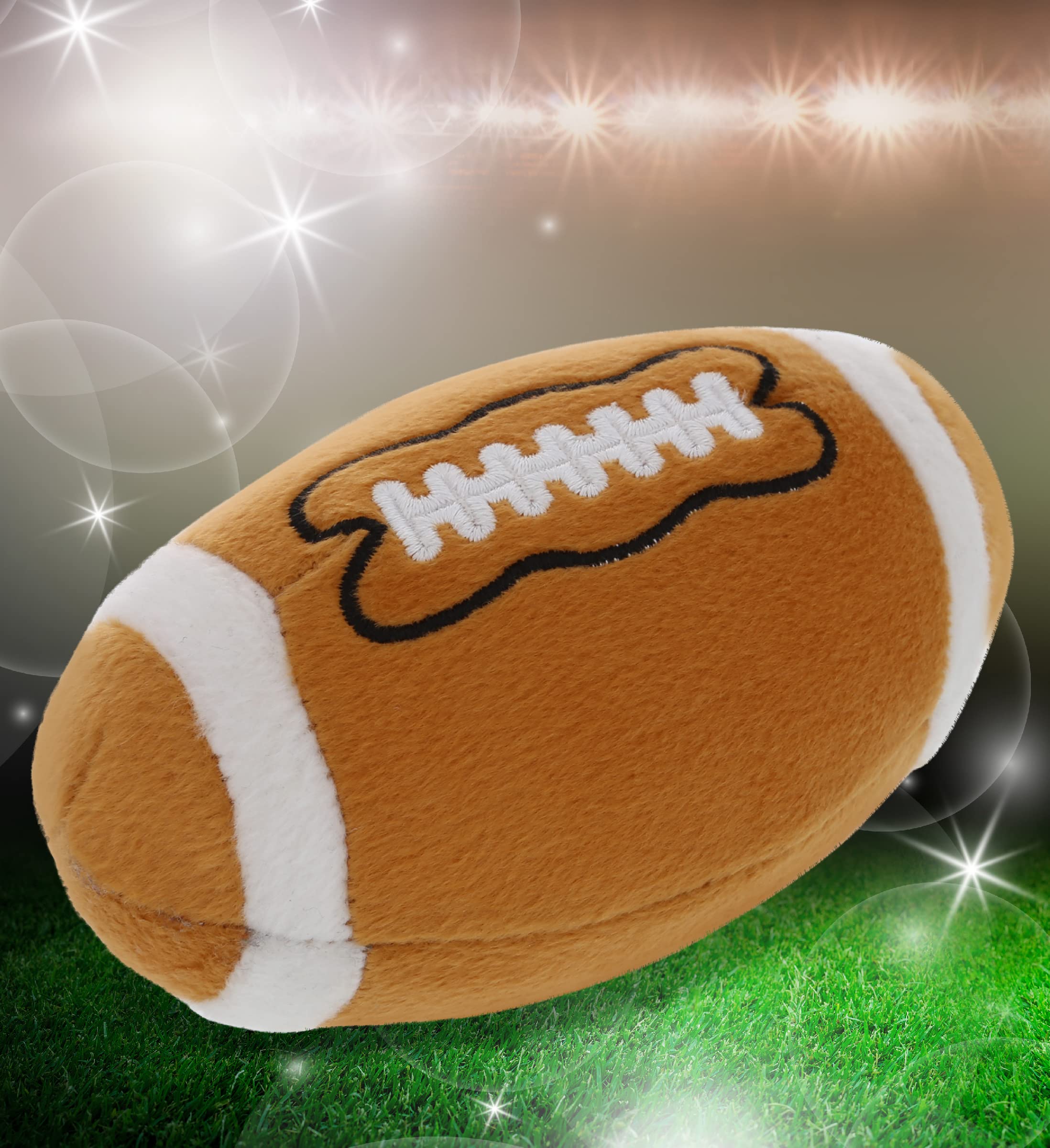 Amazon.com: DolliBu Plush Ball - Fluffy Soft Plush Football for